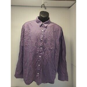 Johnston & Murphy J&M Flex Men’s Dotted Button Down Long Sleeve Shirt Size XL